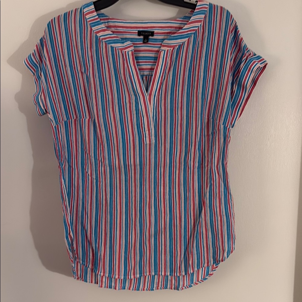 Talbots Striped Top size small